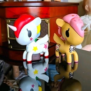 Toki doki unicorno Stellina and Donutella  figures